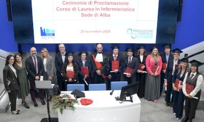 A Verduno la cerimonia di proclamazione dei primi laureati del corso di laurea in Infermieristica