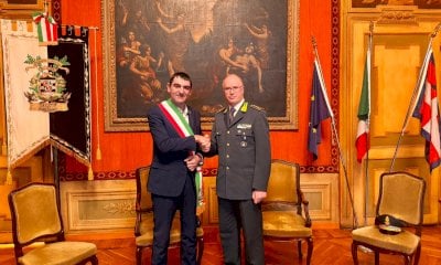 Fossano, il sindaco Tallone ha incontrato il nuovo Comandante Provinciale della Guardia di Finanza
