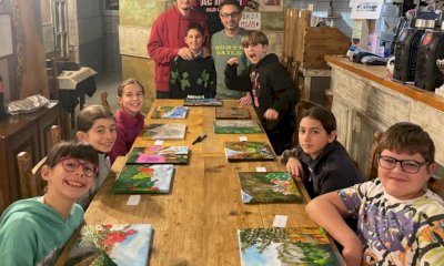 A Vernante una mostra di opere pittoriche realizzate dai giovanissimi allievi del corso di arte