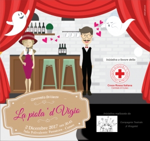 Lo spettacolo teatrale di beneficenza per la Croce Rossa di Cuneo, domani sera a Passatore