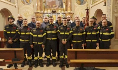 I Vigili del Fuoco di Busca festeggiano Santa Barbara
