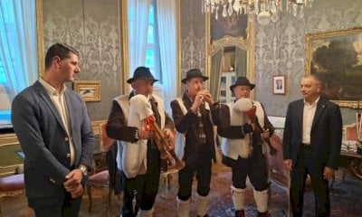 Gli Zampognari di Vottignasco ospiti a Palazzo Lascaris per i loro 30 anni