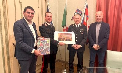 Fossano, Tallone e Bergesio hanno accolto i vertici provinciali dei Carabinieri Forestali