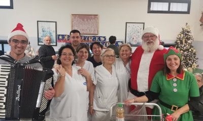 Babbo Natale fa visita alla Rsa Ospedale civile e SS Annunziata di Busca