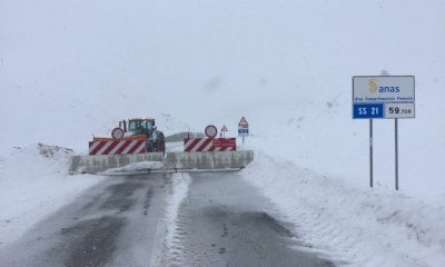 Chiude per neve il colle della Maddalena
