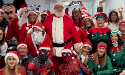 Babbo Natale ha fatto visita ai bimbi ricoverati al "Santa Croce"