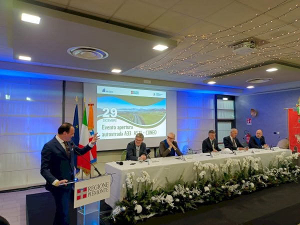 L'inaugurazione della Asti-Cuneo