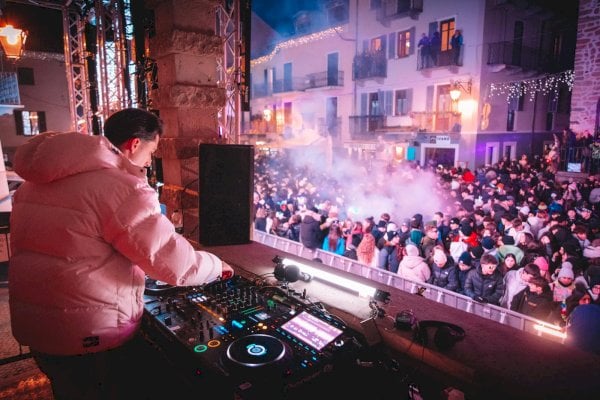 Il capodanno in piazza a Limone Piemonte