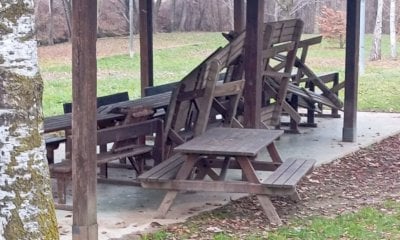 Atti vandalici nella notte di Capodanno nel Parco di Rifreddo a Beinette