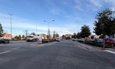 Savigliano: apprensione per una fuga di gas nel piazzale della Conad 