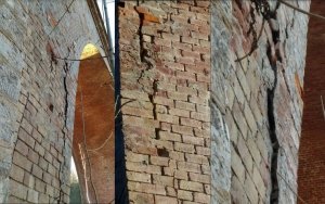 Crepe sul ponte dell'Olla, lungo la statale della Maddalena