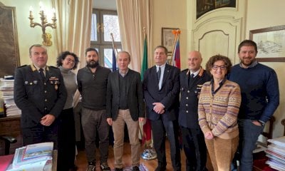 La Giunta di Bra saluta il direttore dei Vigili del Fuoco Giovanni Mariano