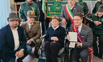 Nella Giornata del Valore Alpino un riconoscimento per Giuseppe Viglione, 