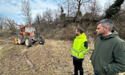 Alba: sopralluogo ai torrenti Cherasca e Seno d’Elvio durante le opere di manutenzione