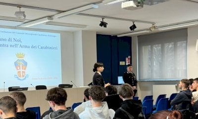 I Carabinieri hanno incontrato gli studenti dell'Itis di Cuneo