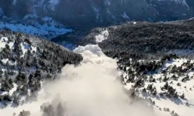 Scende la valanga a Tenda: le immagini impressionanti dal cielo
