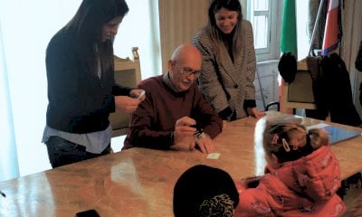 Piccoli cittadini in visita al municipio di Busca