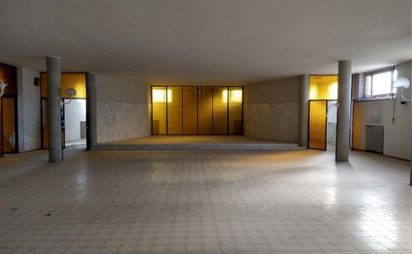 L'interno dell'ex Onpi