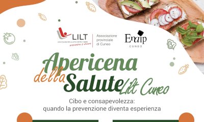 La salute comincia a tavola: “Apericena della Salute” con Lilt Cuneo ed Enaip