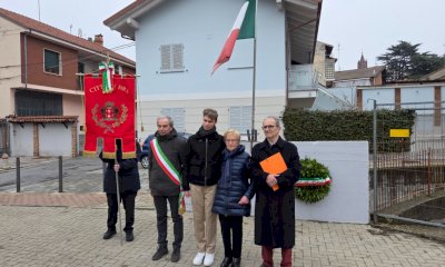 Bra, la citt&agrave; si raccoglie nel giorno della commemorazione delle Foibe