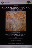 'Poesie d'argilla': la mostra di Gianmario Vigna a Limone Piemonte
