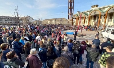 Borgo San Dalmazzo, in piazza della Meridiana la festa di carnevale