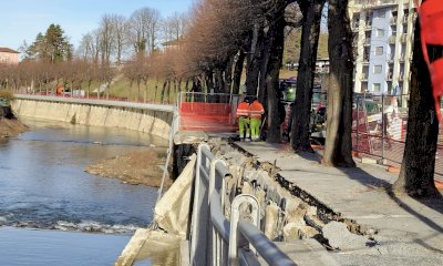 Ceva, cedimento del marciapiede lungo Cevetta: verifiche in corso