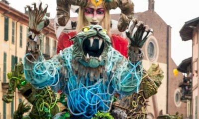 Il carro “La foresta delle illusioni” di Cavour vince l’ottavo Carnevale delle Due Province