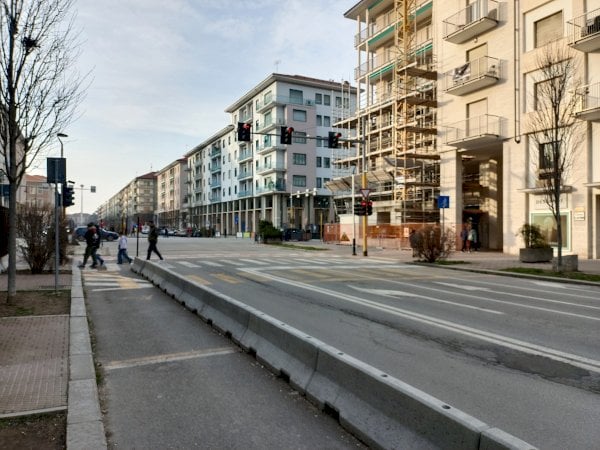 L'incrocio tra corso Brunet e corso Nizza