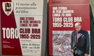 Bra si tinge di granata con la presentazione del libro sui 70 anni del Toro Club