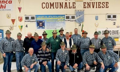 Gli alpini enviesi della sezione Monviso di Saluzzo festeggiano settant’anni di fondazione