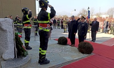 A Cuneo i Vigili del Fuoco celebrano l'anniversario dell'istituzione del Corpo nazionale