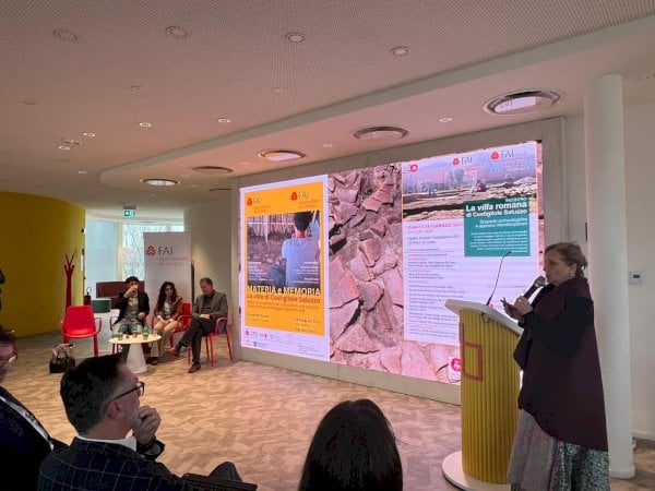 La presentazione degli scavi sulla villa di Costigliole