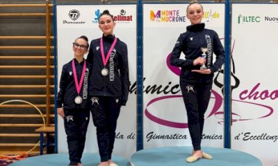 Cuneoginnastica, pioggia di medaglie nella prova regionale di ritmica