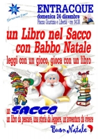 Entracque: 'Un libro nel sacco con Babbo Natale'