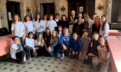 Savigliano, studenti della Romania in visita al Municipio 