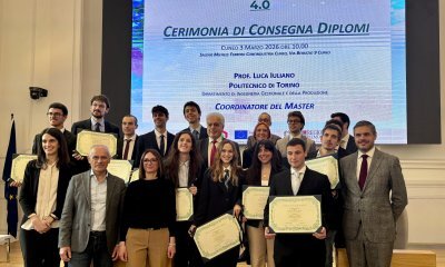 La consegna dei diplomi del Master Manufacturing 4.0: tredici studenti per l’industria del futuro