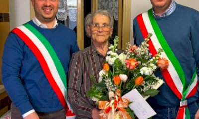 Ceva, cento anni per Teresa Prato: la visita di Fabio Mottinelli