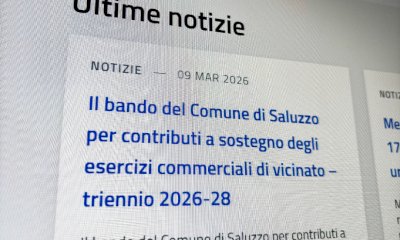 Saluzzo, nuovi contributi per sviluppare attività nelle zone a rischio desertificazione commerciale