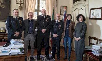Bra, l'Amministrazione saluta il comandante della Compagnia Carabinieri Lorenzo Repetto