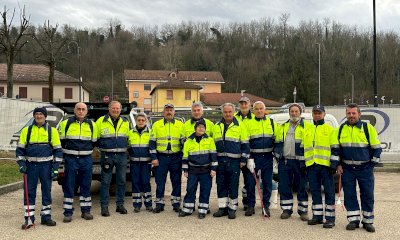 Dogliani, volontari della Protezione Civile in azione contro i rifiuti abbandonati