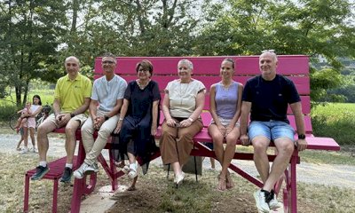 Cuneo, il Parco fluviale ha la sua big bench: scatta il concorso 