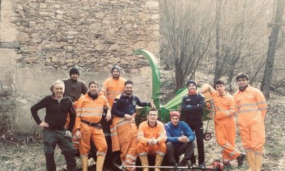 Aib al lavoro a Monterosso Grana per ripulire il Rio Freddo e il torrente Grana