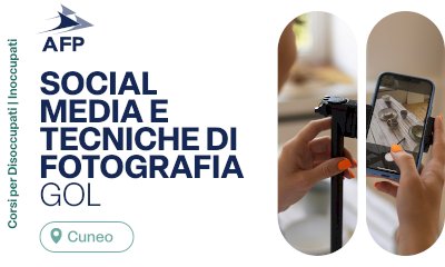 Social media e fotografia: diventa un professionista con il nuovo corso Afp