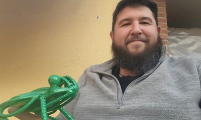 La rana di ferro che prende vita dai rottami: Andrea Bertone non smette di stupire