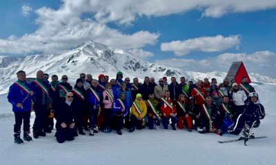 Anche Moretta sulle nevi di Prato Nevoso nello slalom degli amministratori