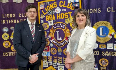 Il presidente del Lions Club Bra Host Andrea Molineris ospite al Caffè Letterario di Albedo
