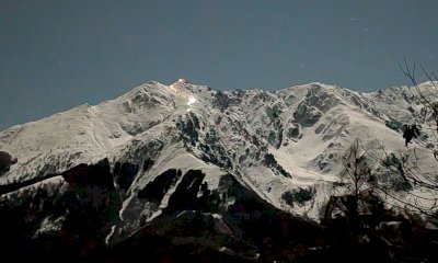 Domenica sera lo spettacolo della fiaccolata notturna sulla Bisalta