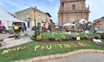 Lagnasco, grande successo per l'annuale rassegna di Fruttinfiore
