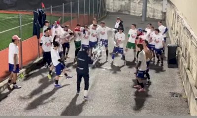 Calcio, giovanili: gioia Cuneo, l'Under 19 festeggia la vittoria del campionato
